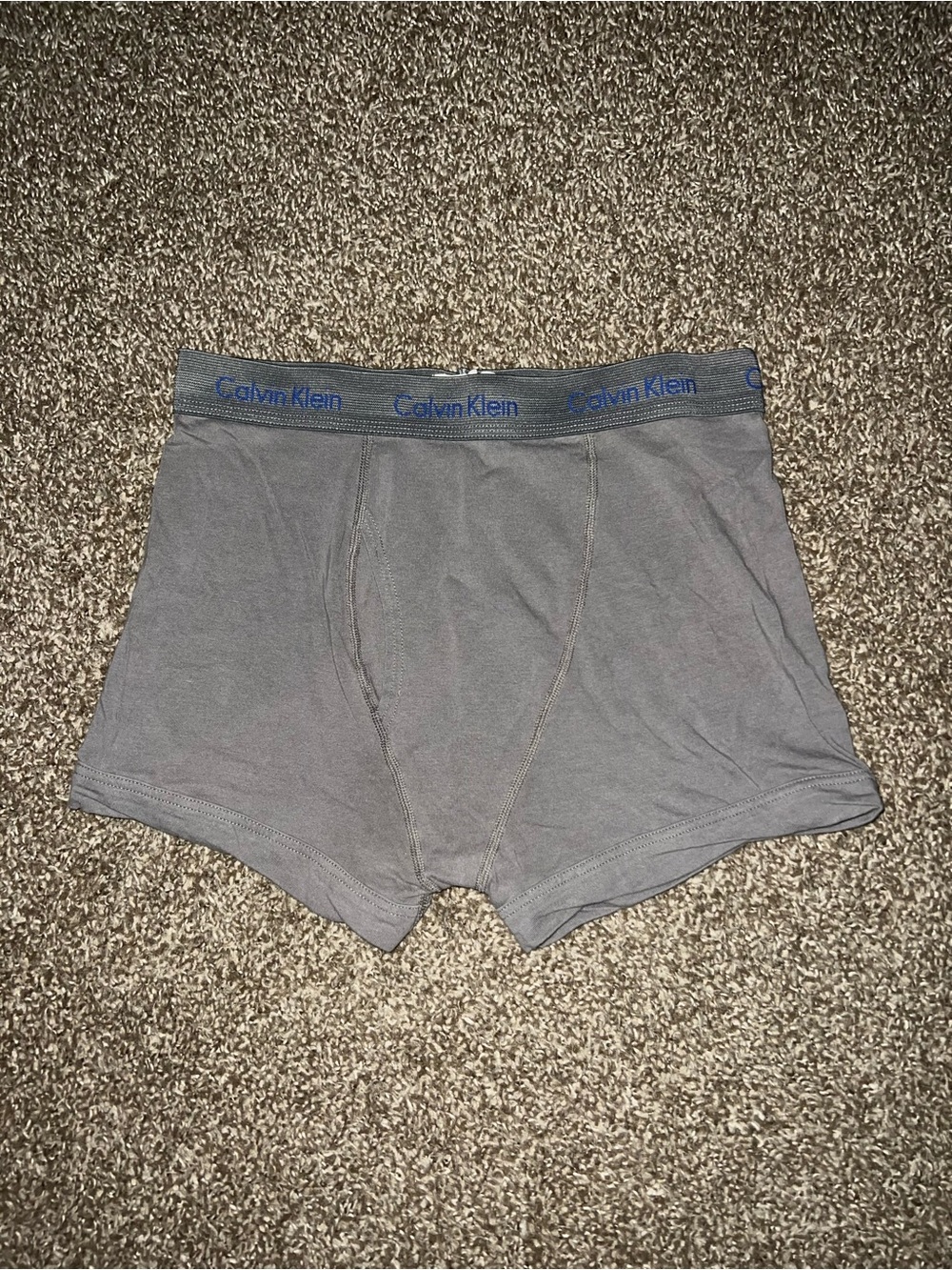 Calvin Klein Vintage OG Grey Blue Boxer Briefs Underwear